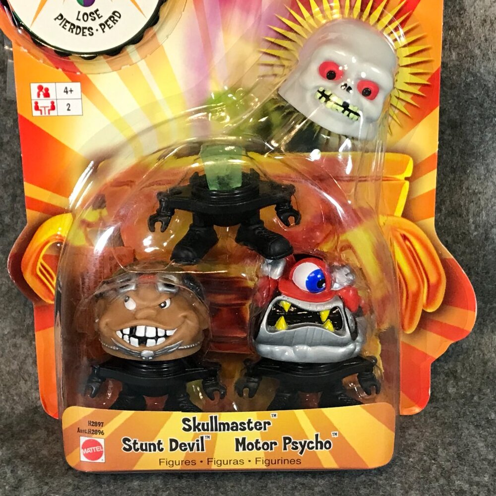 SMAX! MATTEL Skullmaster, Stunt Devil, and Motor Psycho Figurines New in Case - Picture 3 of 6